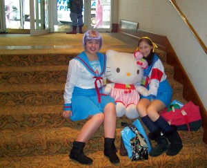 Cosplayers With Hello Kitty I